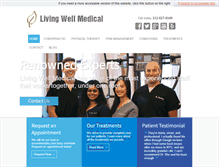 Tablet Screenshot of livingwellnewyork.com